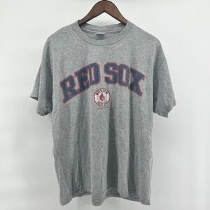 Vintage 2000 Boston Red Sox T Shirt Delta Pro Weight Heather Gray Mens Large MLB